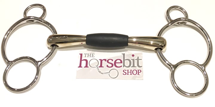 Universal 3-Ring Gag Horse Bit – German Silver & Stainless Steel, UK Stock, Free Shipping 8 thumbnail image